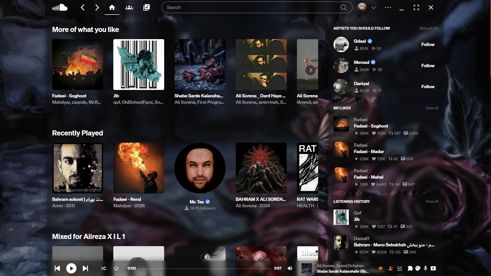 BetterSoundCloud preview